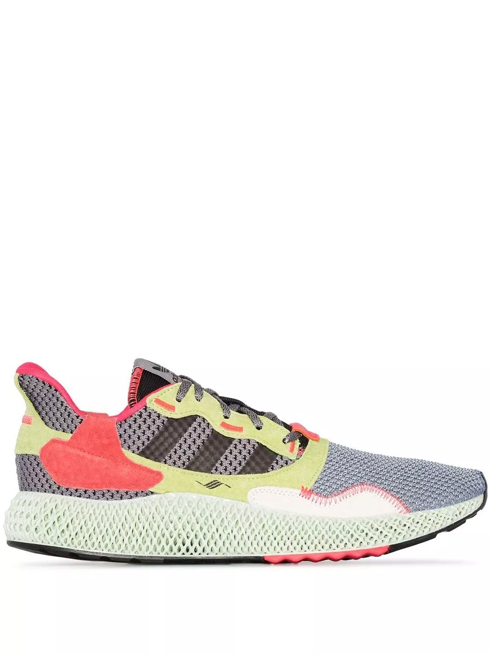 Cheap adidas ZX 4000 4D "Grey High Res Yellow" sneakers  0112