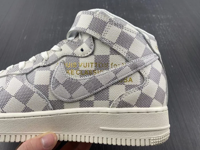 Cheap Louis Vuitton Nike Air Force 1 Mid By Virgil Abloh Graffiti 0116