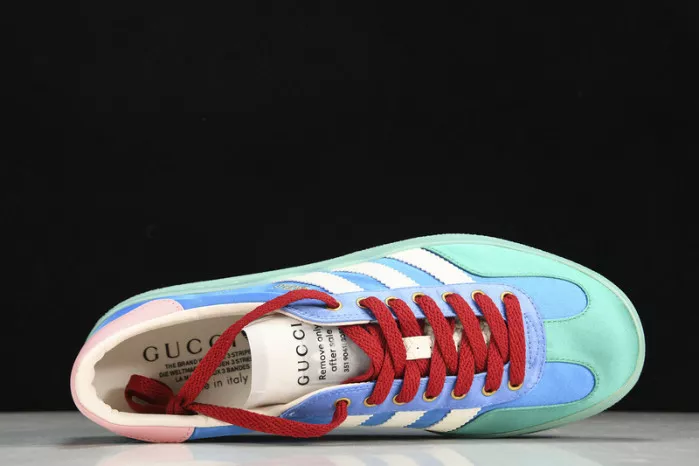 Rep adidas x Gucci women's Gazelle sneaker 707867 U7R10 3660 0117