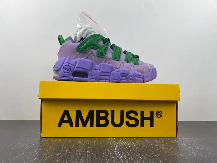 Cheap Ambush x Nike Air More Uptempo Low Lilac FB1299-500 0125