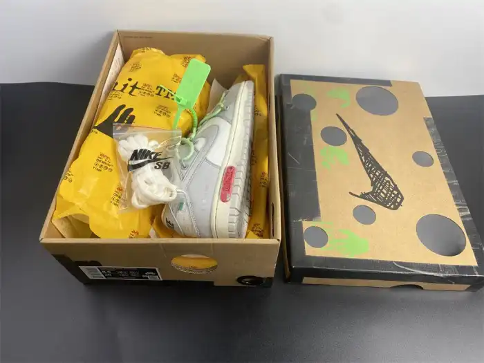 Rep Off-White x Dunk Low 'Lot 07 of 50' DM1602-108 0123