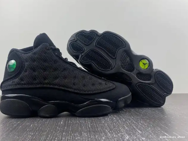 Rep Retro Black Air Cat Jordan 13 414571-011 0212