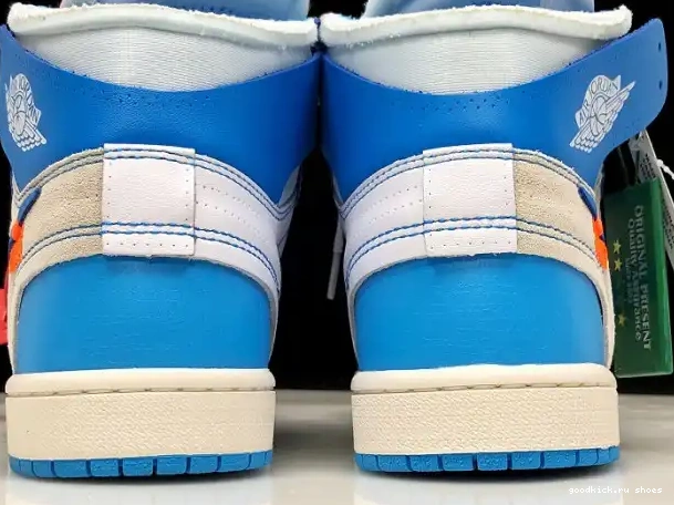 Cheap Jordan 1 Powder AQ0818-148 Off-White Blue Air UNC 0224