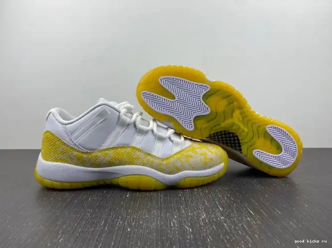 Rep Low Yellow 11 Snakeskin Air Jordan AH7860-107 WMNS 0220