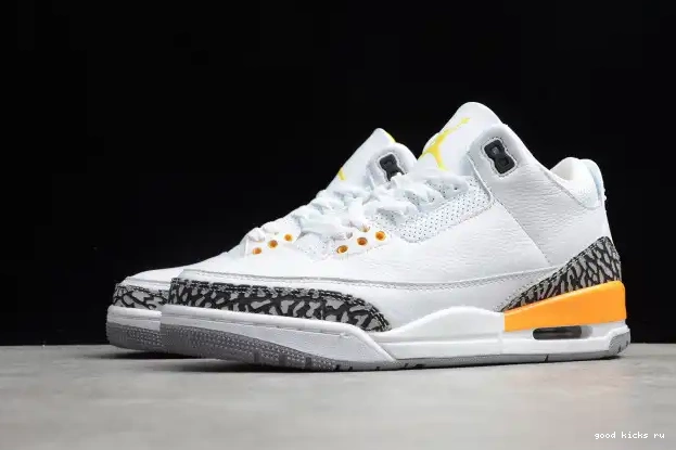 Cheap RETRO JORDAN AIR 3 CK9246-108 (W) ORANGE LASER 0222