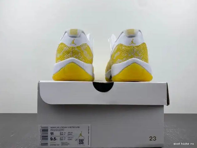 Rep Low Yellow 11 Snakeskin Air Jordan AH7860-107 WMNS 0220