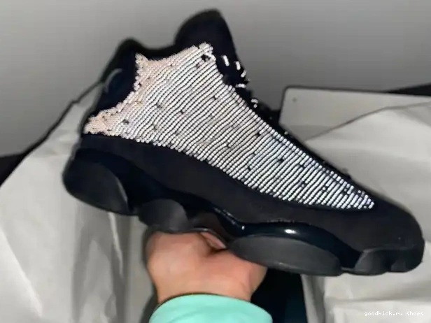 Rep Retro Black Air Cat Jordan 13 414571-011 0212