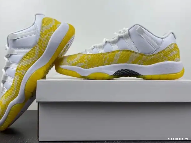 Rep Low Yellow 11 Snakeskin Air Jordan AH7860-107 WMNS 0220