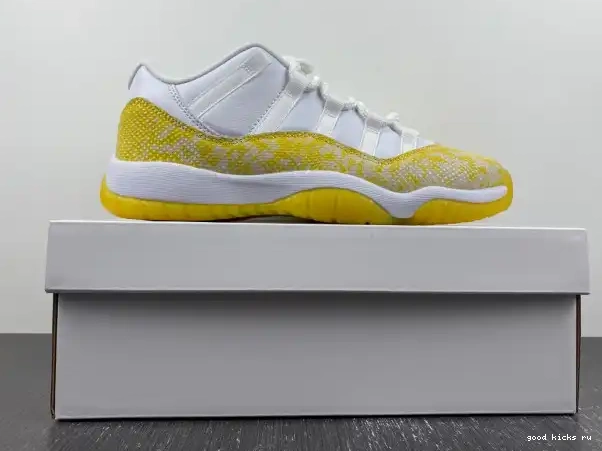 Rep Low Yellow 11 Snakeskin Air Jordan AH7860-107 WMNS 0220