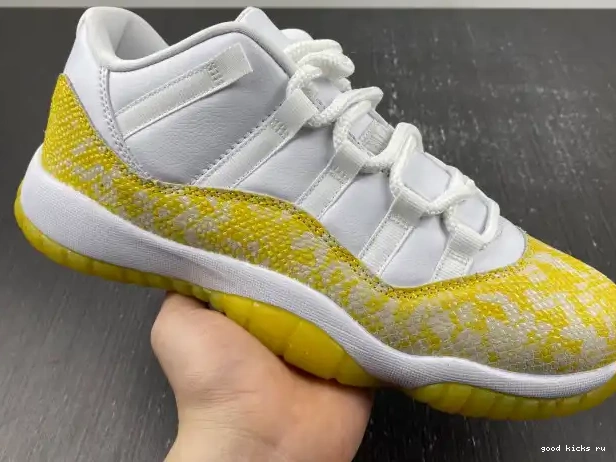 Rep Low Yellow 11 Snakeskin Air Jordan AH7860-107 WMNS 0220