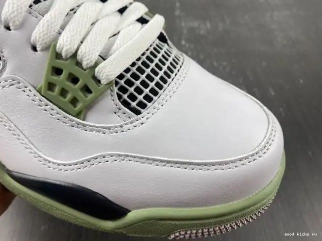 Cheap Jordan 4 WMNS Air AQ9129-103 Seafoam 0211