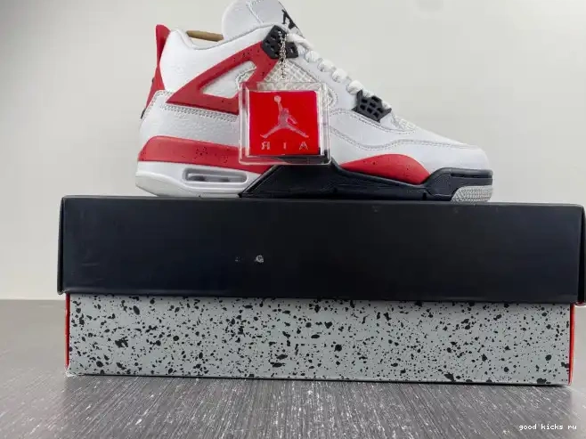 Rep DH6927-161 Jordan 4 Air Red Cement 0217