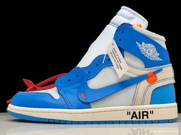 Cheap Jordan 1 Powder AQ0818-148 Off-White Blue Air UNC 0224