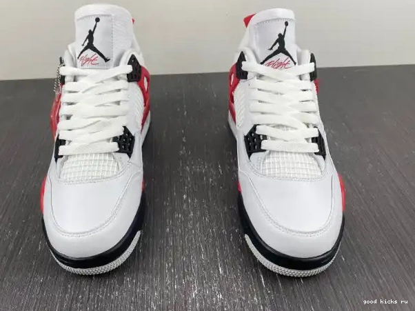 Rep DH6927-161 Jordan 4 Air Red Cement 0217