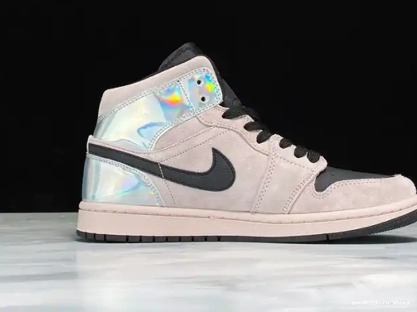 Rep BQ6472-602 Jordan 1 Air Dirty Iridescent Mid Powder (W) 0216