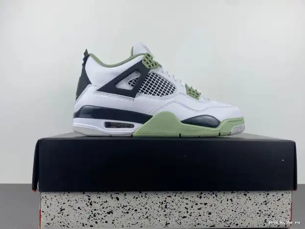 Cheap Jordan 4 WMNS Air AQ9129-103 Seafoam 0211