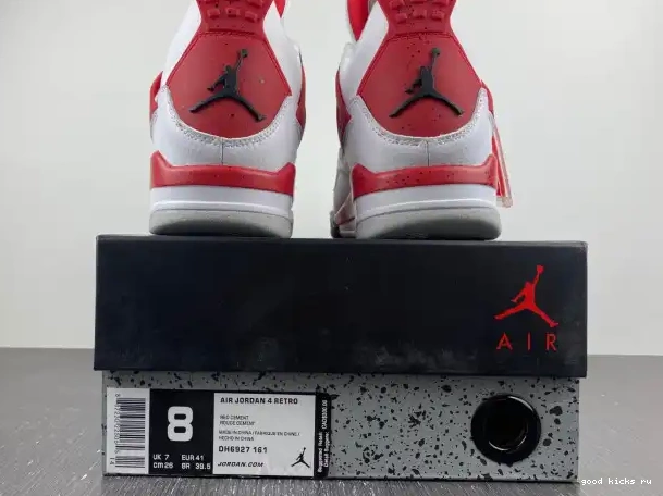 Rep DH6927-161 Jordan 4 Air Red Cement 0217