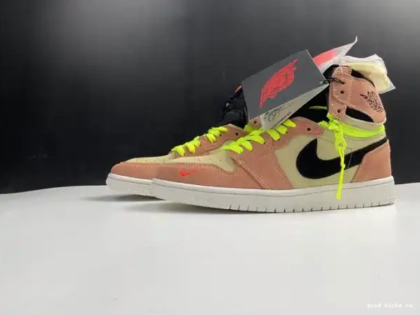 Rep Peach CW6576-800 High Air Jordan Switch 1 0210