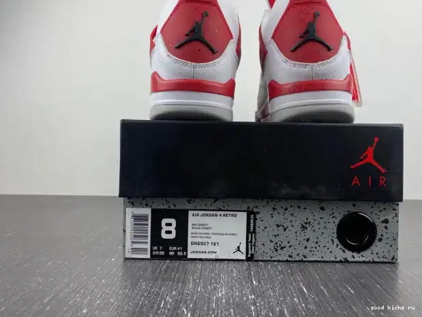 Rep DH6927-161 Jordan 4 Air Red Cement 0217