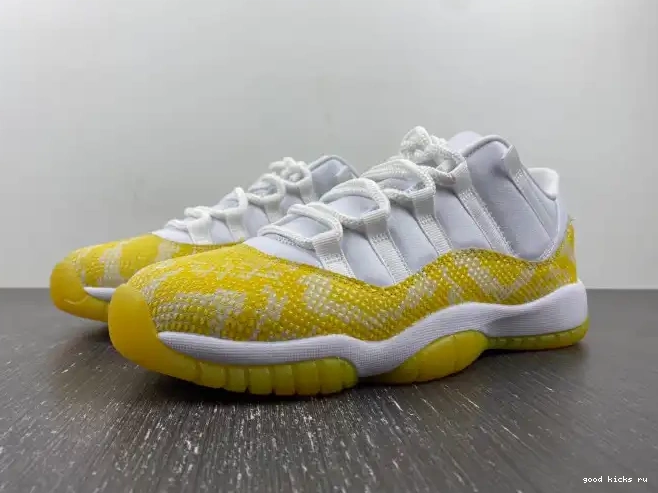 Rep Low Yellow 11 Snakeskin Air Jordan AH7860-107 WMNS 0220