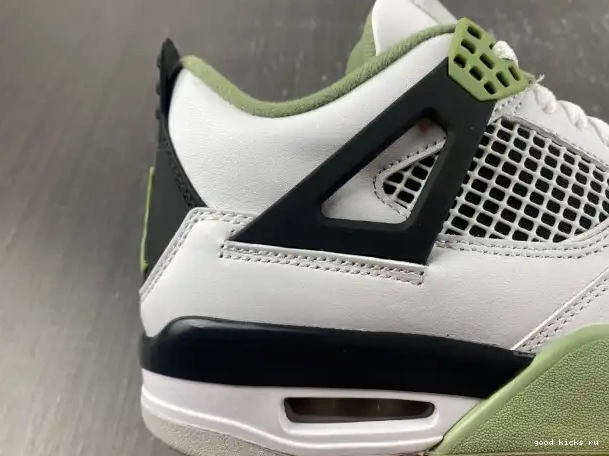 Cheap Jordan 4 WMNS Air AQ9129-103 Seafoam 0211