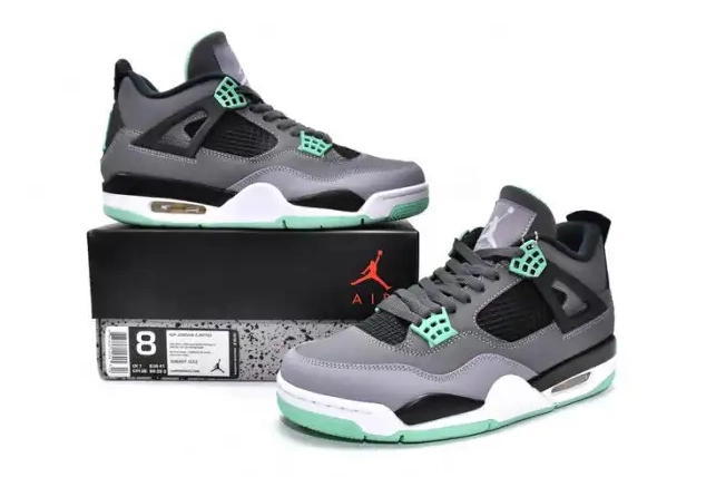 Rep Air Green 308497-033 Retro Jordan Glow 4 0208