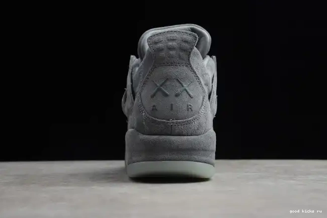 Cheap 930155-003 Grey Air Jordan KAWS 4 x Cool 0218