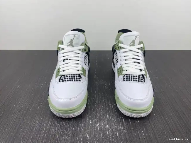 Cheap Jordan 4 WMNS Air AQ9129-103 Seafoam 0211