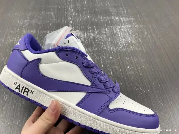 Cheap OFF-WHITE X TRAVIS JORDAN SCOTT 1 CUSTOM X DM7890-386 AIR 0317