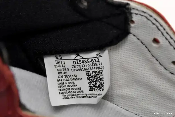 Rep Retro 1 OG Found High and DZ5485-612 Chicago Lost Jordan 0322