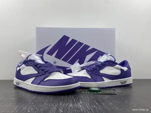 Cheap OFF-WHITE X TRAVIS JORDAN SCOTT 1 CUSTOM X DM7890-386 AIR 0317